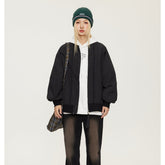 Unisex Jacket Loose Retro Baseball Collar Jacket Men and Women Same Style Spring and Autumn Coat